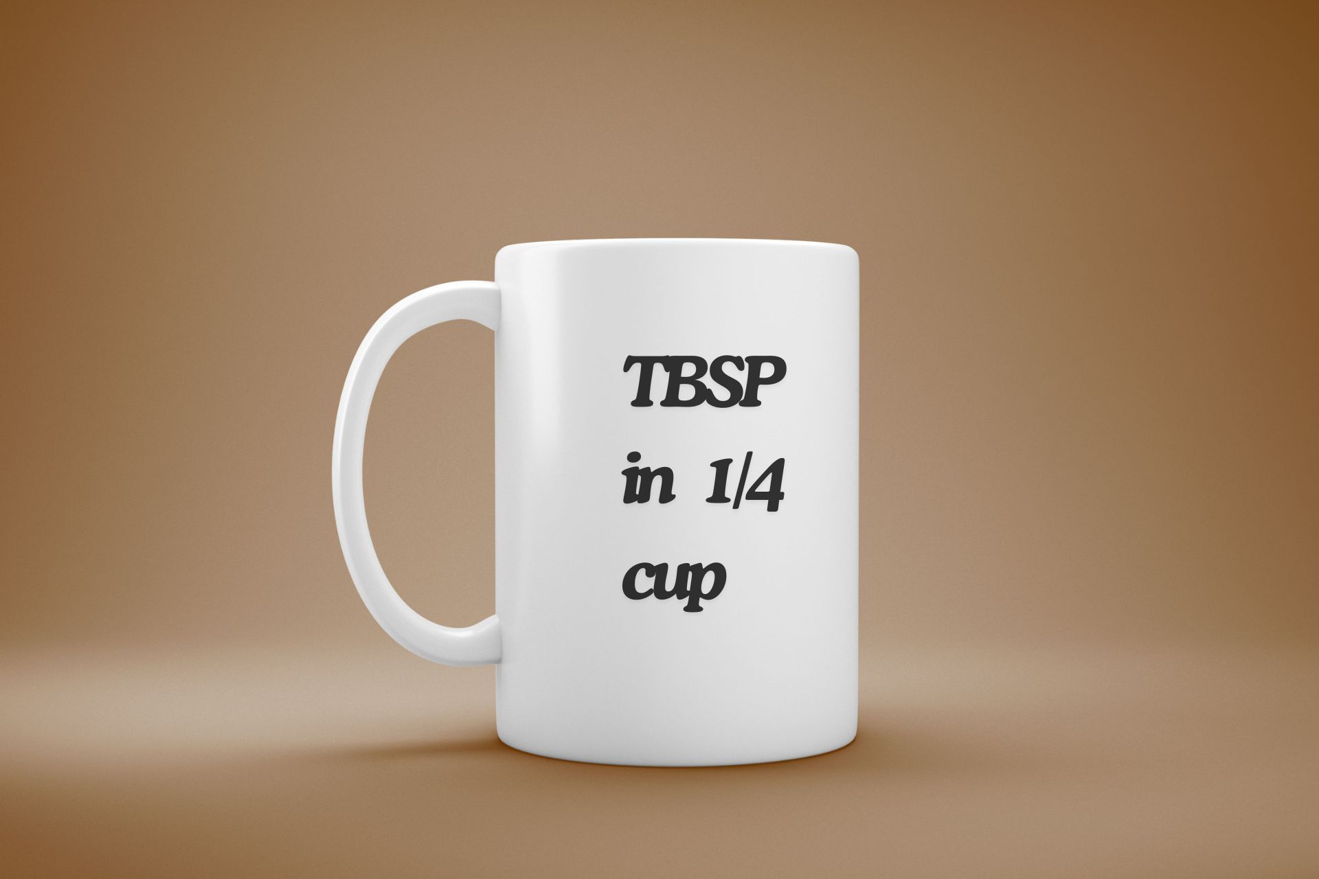 tbsp in 1/4 cup